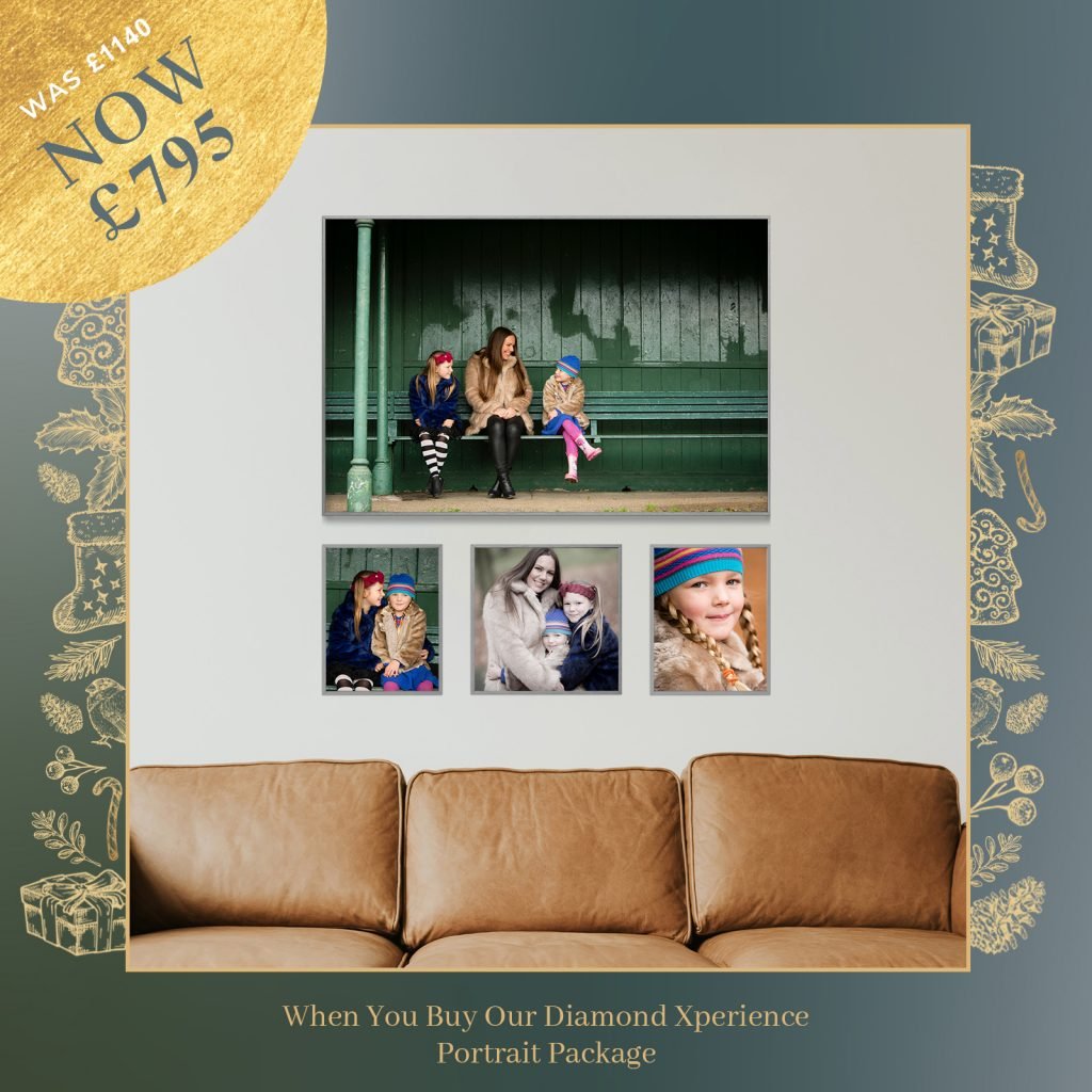 Family portraits taken in scenic Scottish Borders locations.