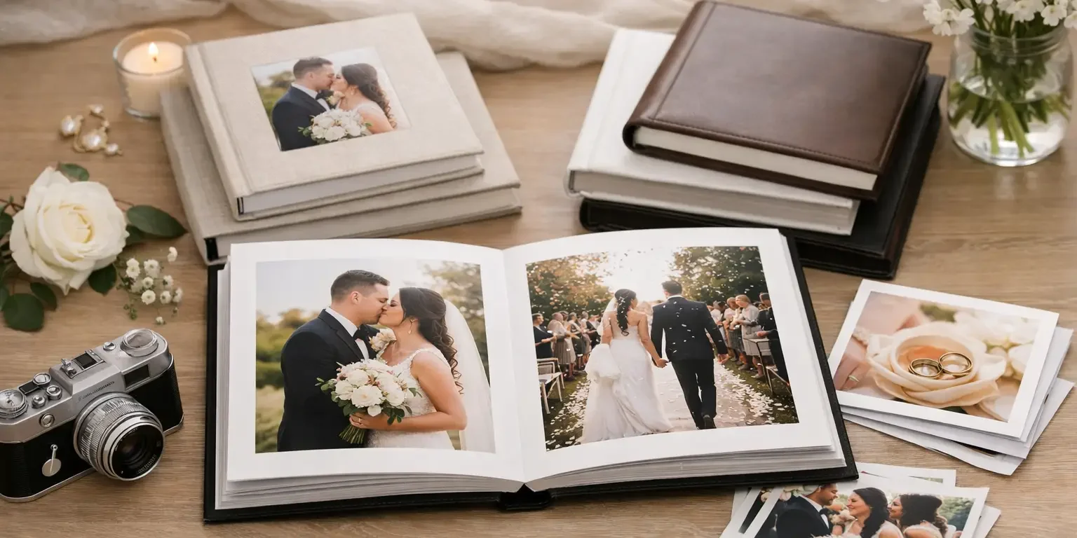 15 Wedding Photo Album Ideas That Last