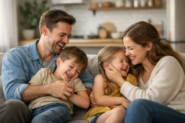 How to Make Family Photos at Home Feel Real