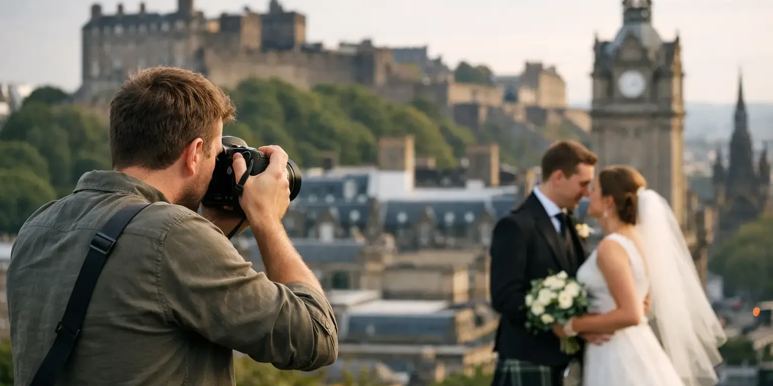 A Relaxed Wedding Photographer in Edinburgh