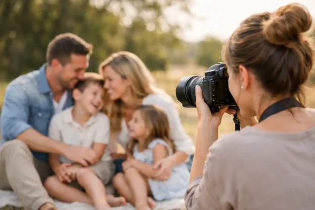 How a Family Portrait Photographer Captures Connection