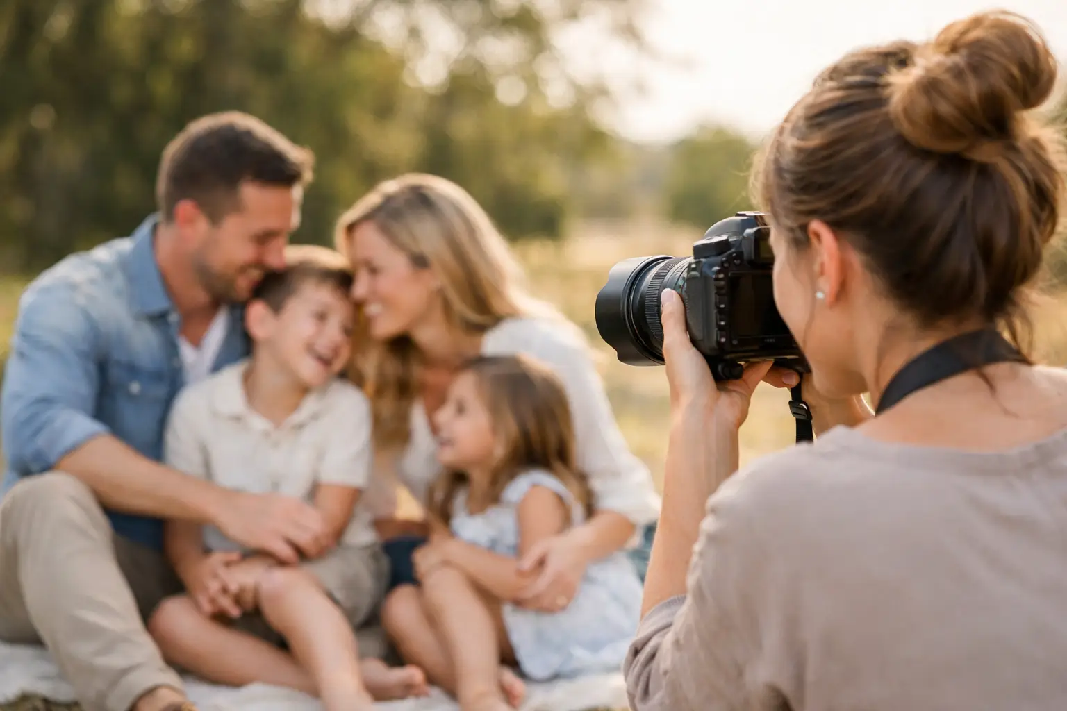 How a Family Portrait Photographer Captures Connection