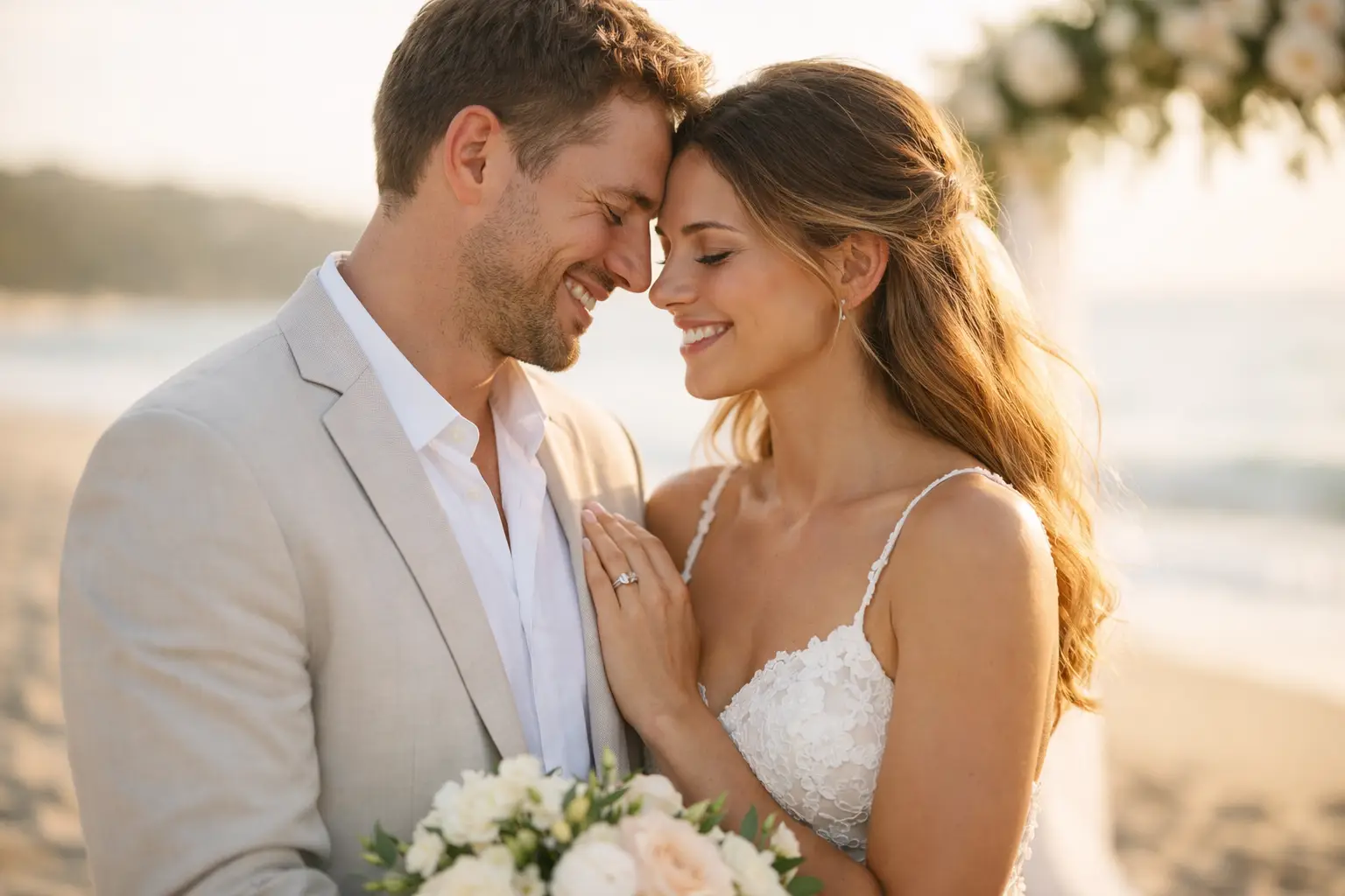 How to Feel Relaxed in Your Wedding Photos