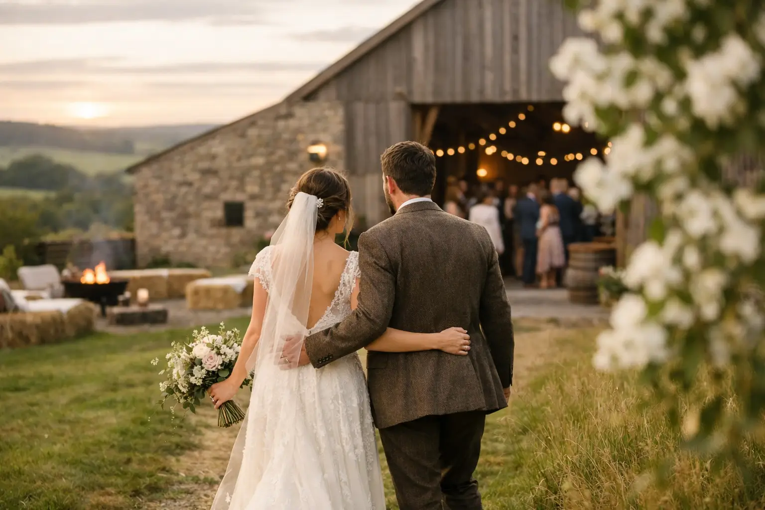 A Borders Barn Wedding Photo Story, Told Naturally